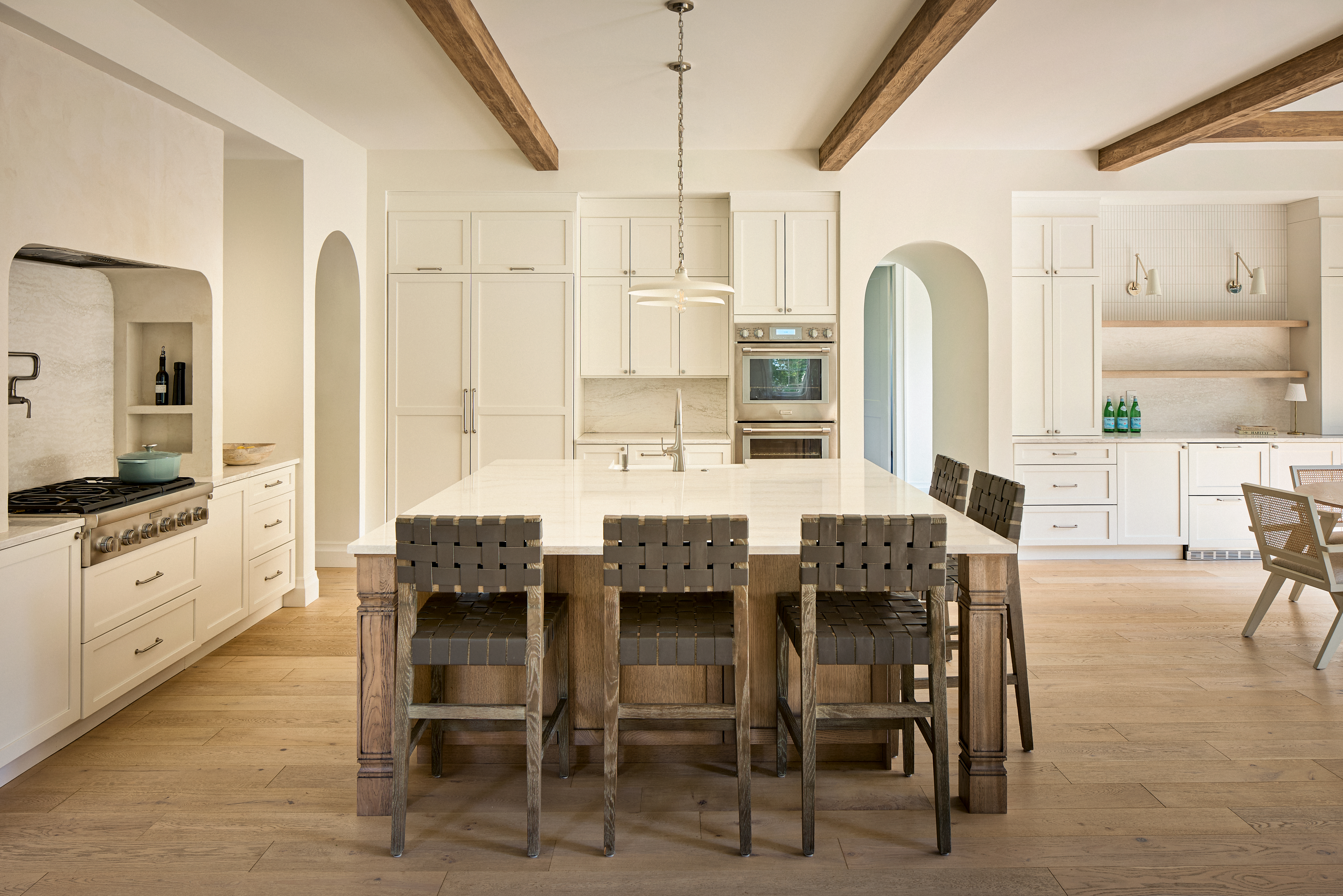 Open-plan living space   NJ residential interior