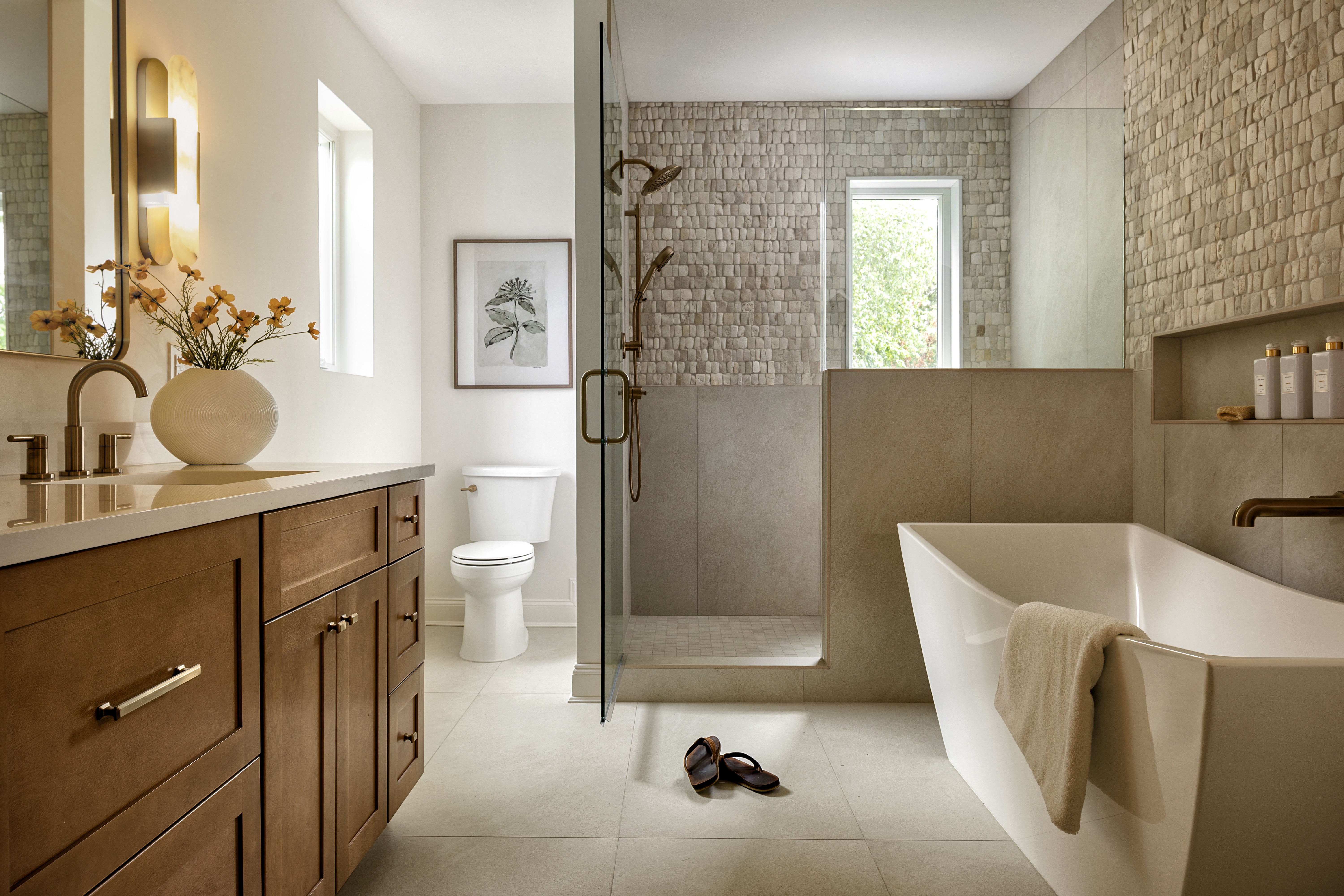 Interior with ambient lighting   NJ residential